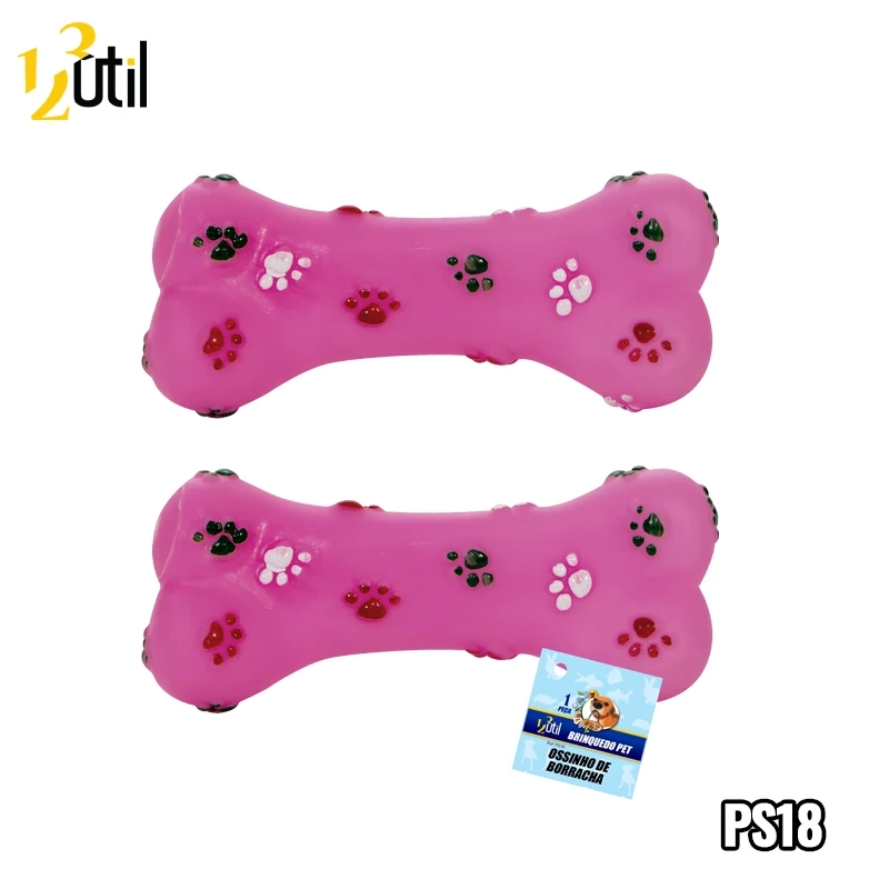 Brinquedo pet - ossinho de borracha 19*7,5cm