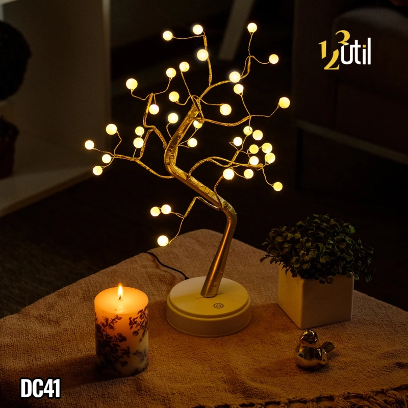 Linha lumière - luminária árvore marrocos 36leds