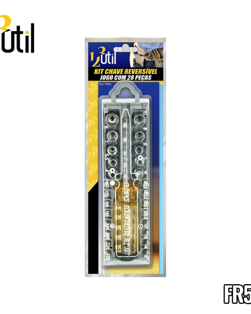 Chave reversivel jogo c/ 28 pcs