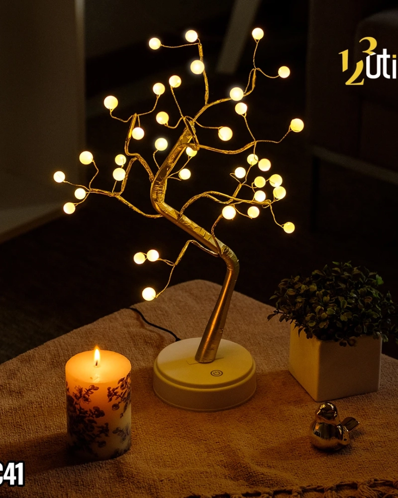 Linha lumière - luminária árvore marrocos 36leds