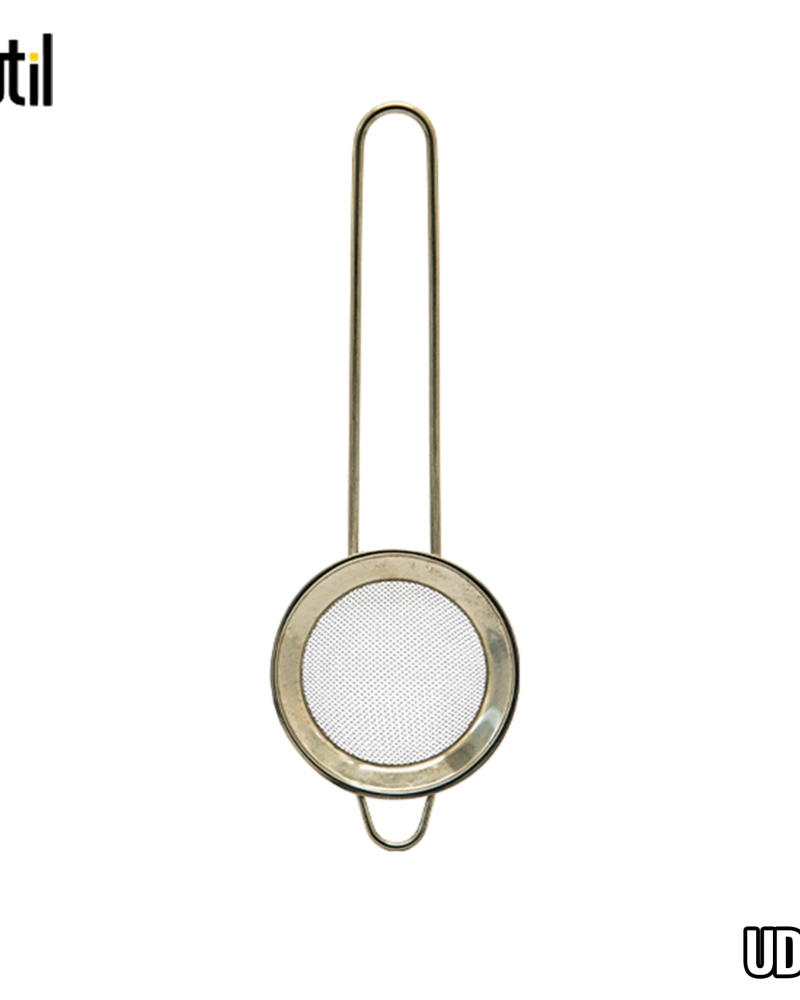 Peneira inox 6cm c/ gancho de apoio