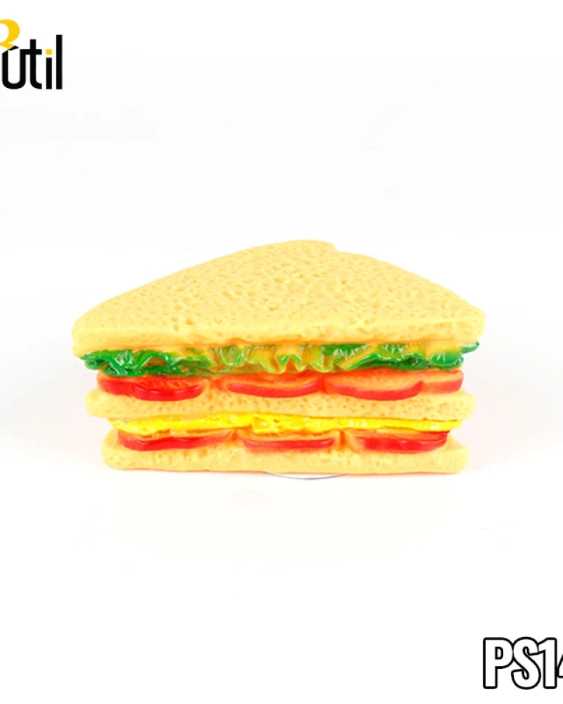 Brinquedo pet - mordedor lanche com som 16x9,5x7cm