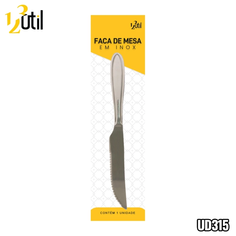 Faca de mesa aço inox 28g