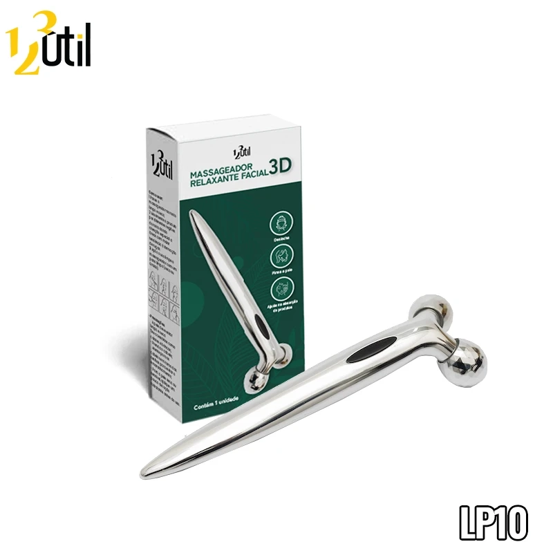 Massageador facial 3d - 15x5x3cm