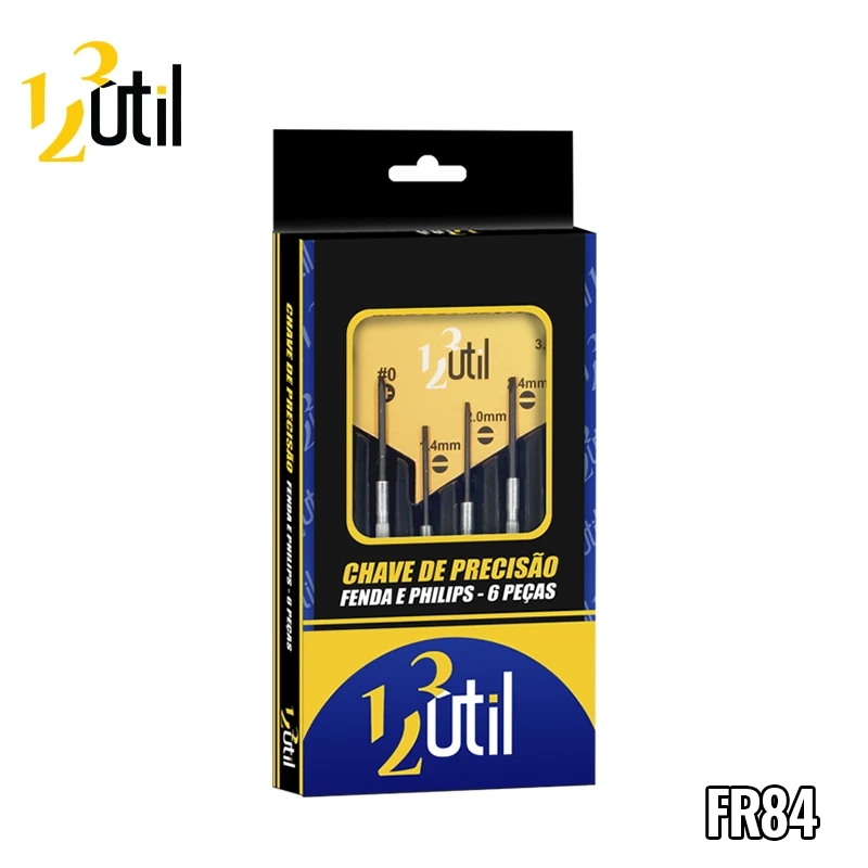 Chave de precisao fenda e philips kit 6 pcs