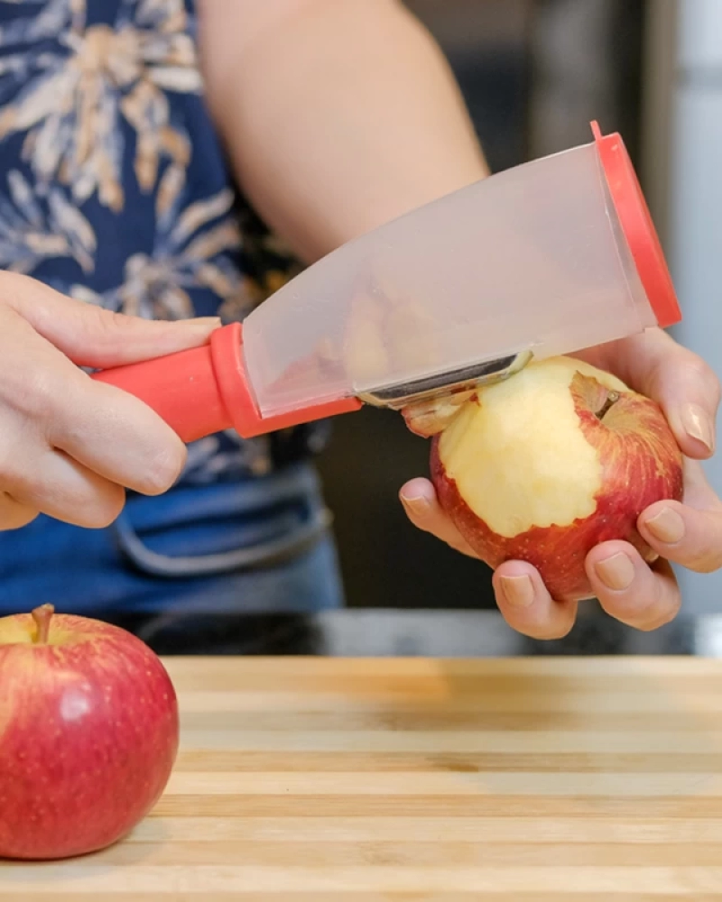 Descascador frutas/legumes c/ reservatório 20x5cm