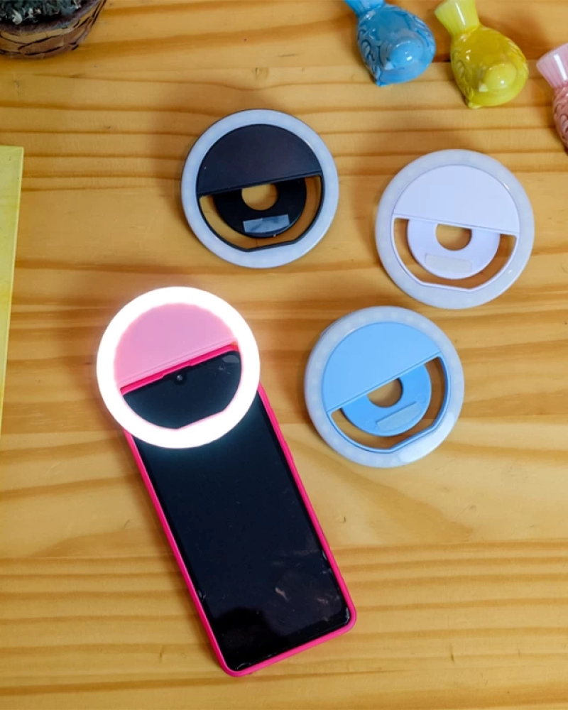 Selfie ring light: luz de selfie para o celular