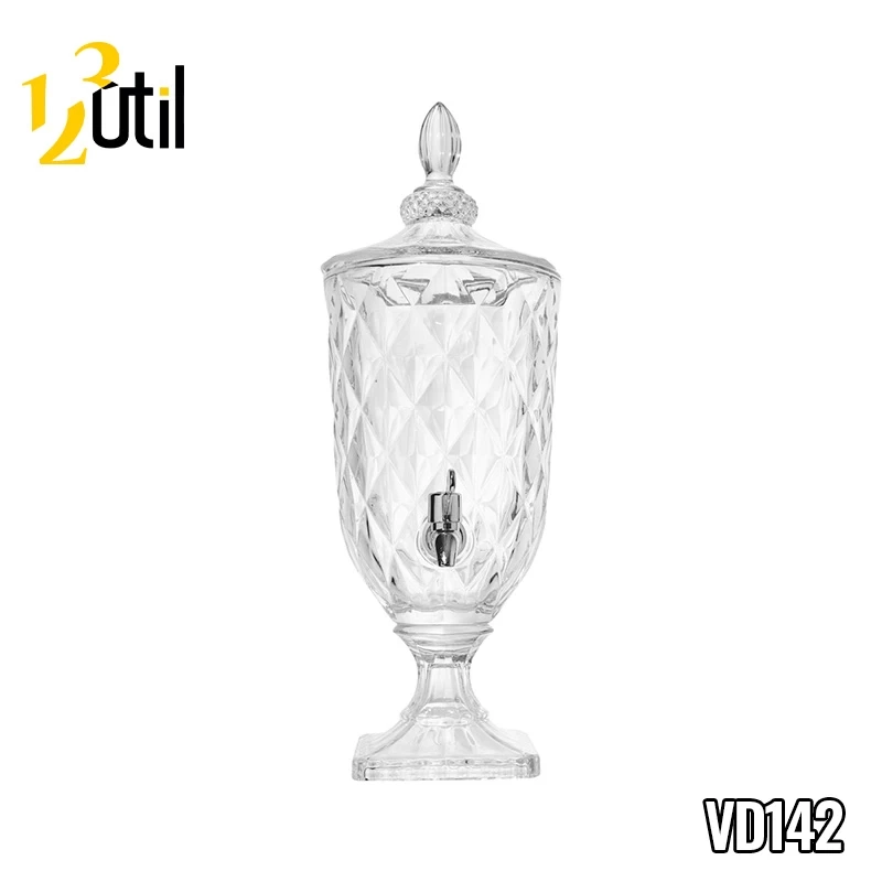 Suqueira de Vidro Diamond 5 Litros 52cm