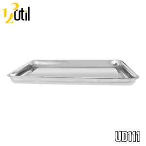 Assadeira retang aço inox 40*30*4,3 cm