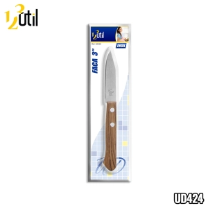 Faca 3" - aço inox - cabo plastico