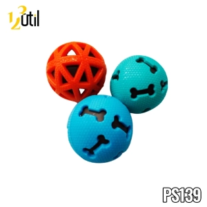 Brinquedo pet - bola alto relevo com som 7,5cm