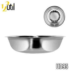 Bacia inox 25,5x8cm - 2500ml