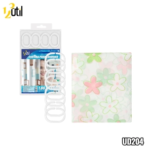 Cortina para chuveiro 1,80x1,80m 100% pvc