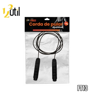 Corda de pular 2,8m - ajustável emborrachada