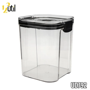 Pote hermético com trava e indicador de data 900ml