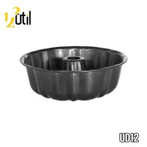 Forma redo de metal p/ pudim gd 24*7,5 cm