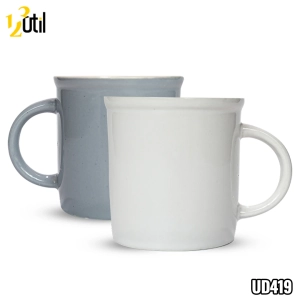 Caneca cerâmica lisa e estampada 300ml - 9*9cm