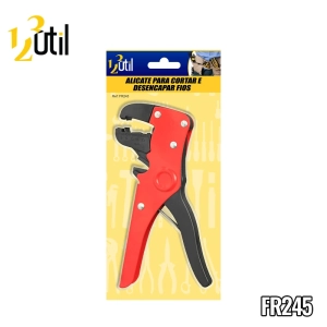 Alicate para cortar e desencapar fios 18cm