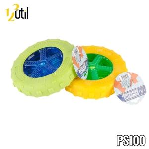 Brinquedo pet - disco colorido 12,8x2,8cm