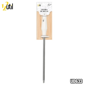 Chaira de metal 10" dia:12mm cb branco - superiore