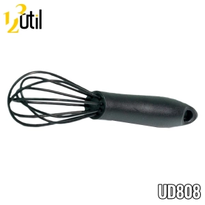 Batedor de claras/fouet silicone 20cm linha black