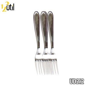 Garfo mesa em aço inox com 3 peças linha classic