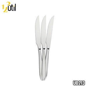 Faca churrasco aço inox com 3 peças linha classic