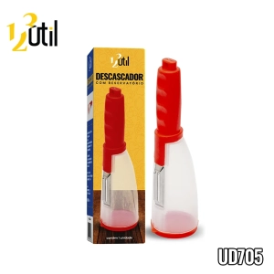 Descascador frutas/legumes c/ reservatório 20x5cm