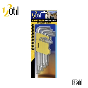 Chave torx, c/ 9 pcs