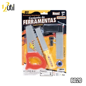 Brinquedos de plastico de ferramenta kit