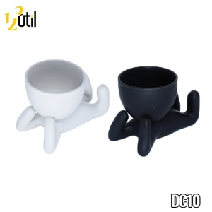 Vaso decorativo em cerâmica mini - 12x7x8.5cm