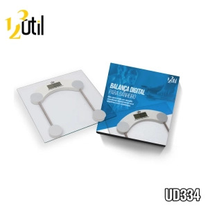 Balança digital banheiro 180kg quadrada 30*30cm
