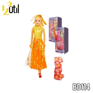 Boneca sophia 28cm fashion closet 5pcs cx32*14*5cm