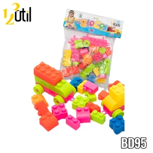 Blocos de montar 33pc - brinquedo de plástico
