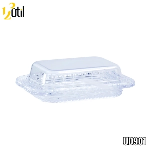 Mantegueira c/ tampa - 11x5x18cm - ps cristal