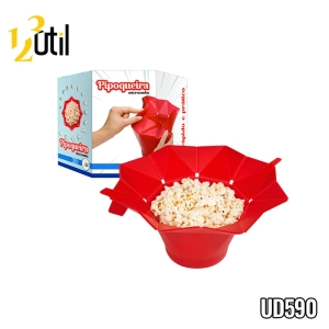 Pipoqueira de silicone para microondas