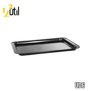 Assadeira retang de metal rasa pq 32,2*25*1,8 cm