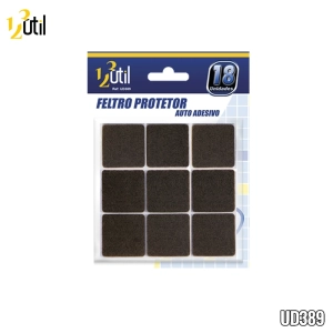 Feltro para moveis quadrado c/ 18 unidades