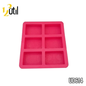 Forma/molde de silicone para sabonete  -retangular
