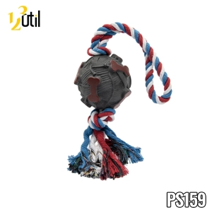 Brinquedo pet - mordedor bola com corda 42cm