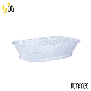 Porta pão oval - 21x7x29,5cm - ps cristal