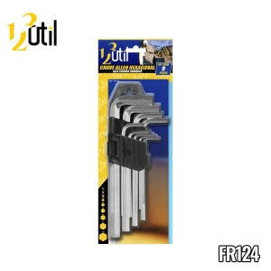 Chave allen hexagonal 9 pcs