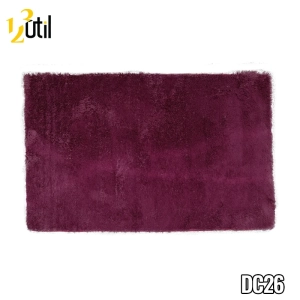 Tapete 100% poliéster 2,00x1,40m - bordô