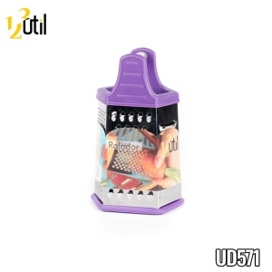 Ralador de alimentos em metal - 22x11cm, com alça