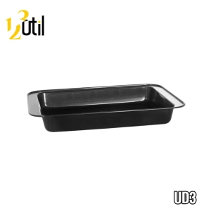 Assadeira retang de metal gd 42*29*5 cm 594g