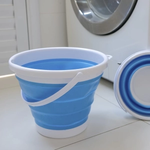 Balde retrátil dobrável plástico 10l 123clean