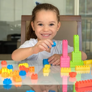 Blocos de montar 33pc - brinquedo de plástico