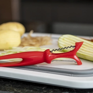 Descascador de alimentos, 18.5x4.3cm, plástico