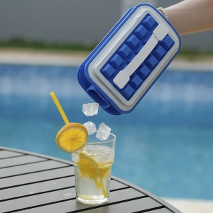 Forma de gelo em silicone, 22cmx13cm  ice box