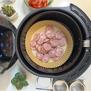 Papel descartável p/ air fryer 50pcs 20*16*4,5cm